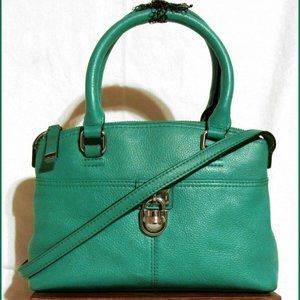 Calvin Klein Small Leather Satchel Purse Bag